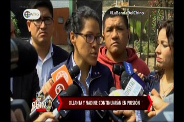 Nota - Ollanta y Nadine continuaran en prision