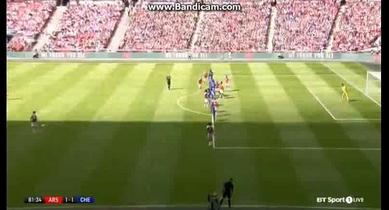 goal kolashinac Arsenal1 - 1 Chelsea