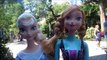 Frozen Anna and Elsa visiting the ZOO in Central Park, New York - Disney Dolls trip