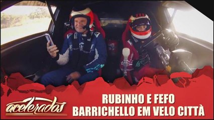 Rubinho e Fefo Brarrichello no autódromo de Velo Città