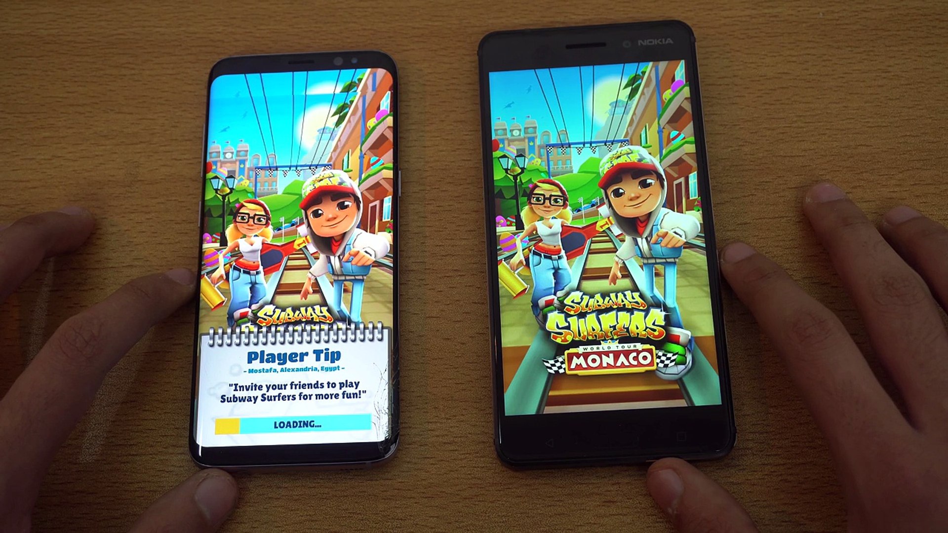 ⁣Samsung Galaxy S8 vs NOKIA 6 - Speed Test! (4K)