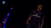 Eiffel Tower lights up for Neymar Jr