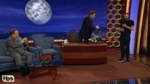 Jamie Dornan Turns Conan’s Desk Into A Pommel Horse CONAN on TBS