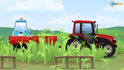 СБОРНИК! Монстр Трак и Полицейская Машина Гонки в Городке - Мультфильм для детей Мультик про Машинки