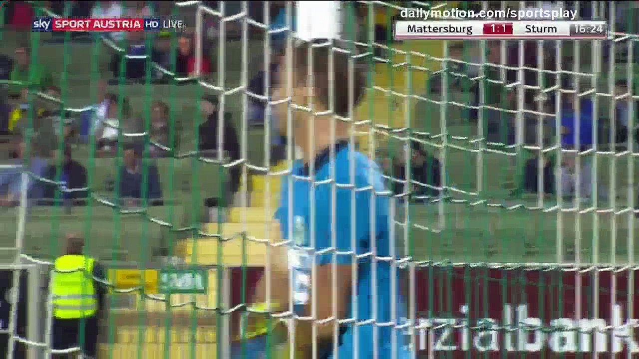 Charalampos Lykogiannis Goal HD - Mattersburg 1 - 1 Sturm Graz - 06.08.2017 (Full Replay)