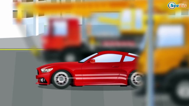 Grandes vehículos para niños pequeños - Camión - Camiónes infantiles - Dibujos animados de Coches