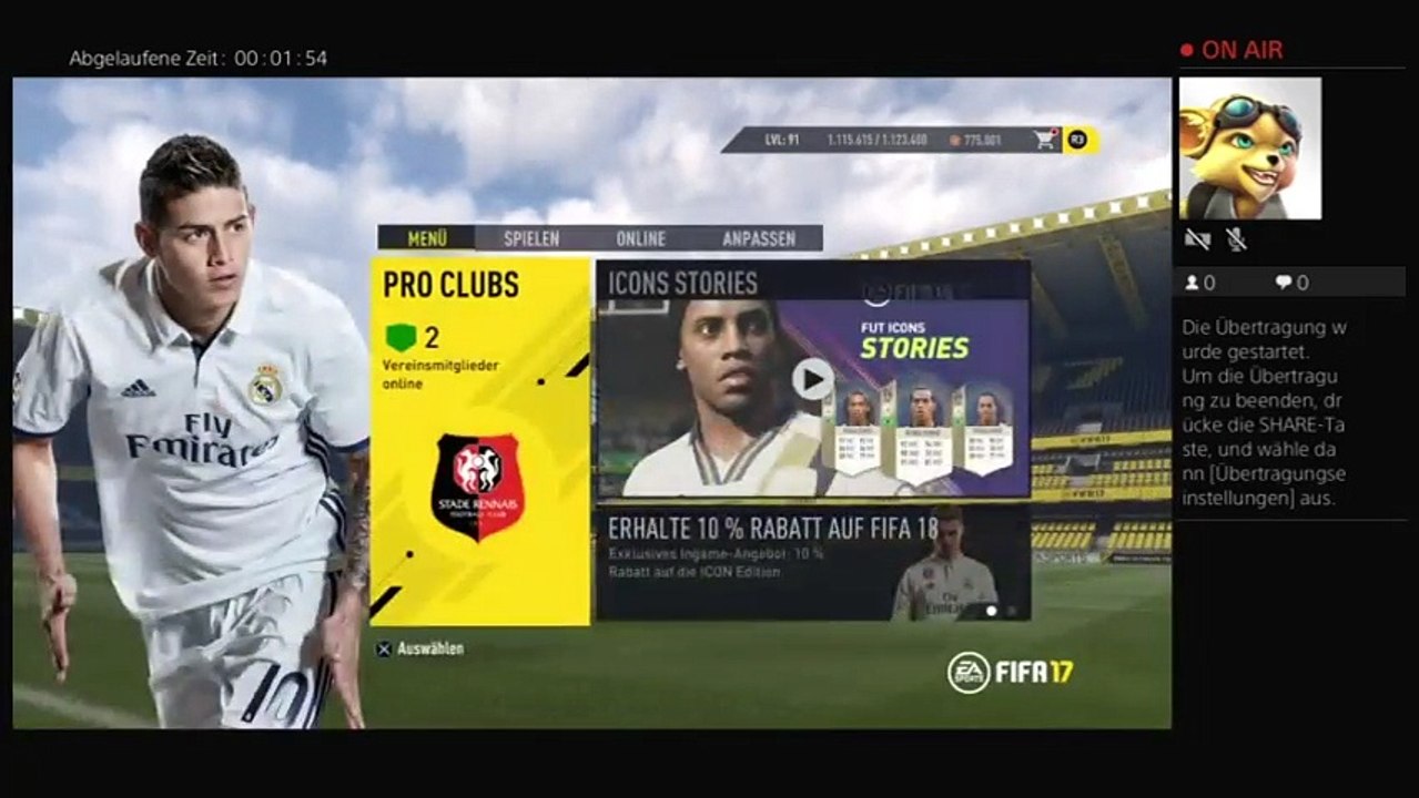 PS4-Live-Übertragung von I-Lucas-X-I