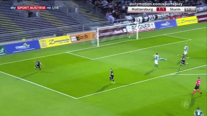 Philipp Huspek Goal HD - Mattersburg 1 - 2 Sturm Graz - 06.08.2017 (Full Replay)