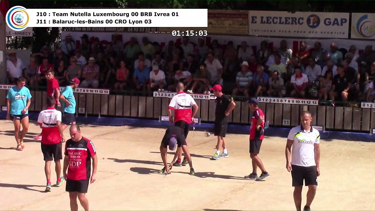 Secondes parties, 41eme Challenge Robert Millon, Sport Boules, Gap 2017