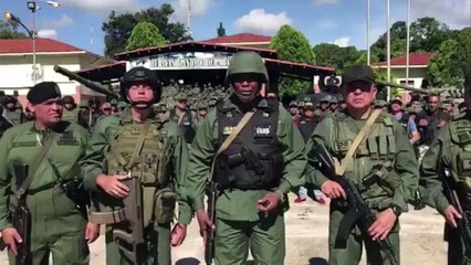 Força Armada venezuelana denuncia ataque contra base militar