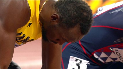 Gatlin stuns Bolt to win 100m world title