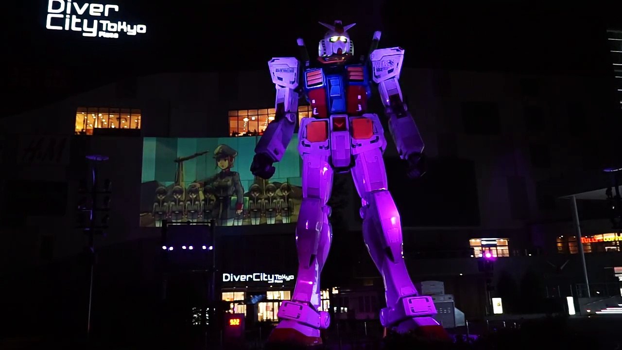 DiverCity Tokyo Plaza 2016/09/27 21:30 WALL G GUNDAM SAN, MOBILE SUIT GUNDAM UNICORN A Pha