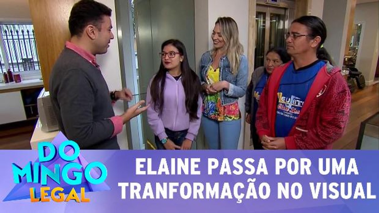 Elaine passa por uma transformação no visual!