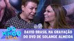 David Brasil na gravação do DVD de Solange Almeida