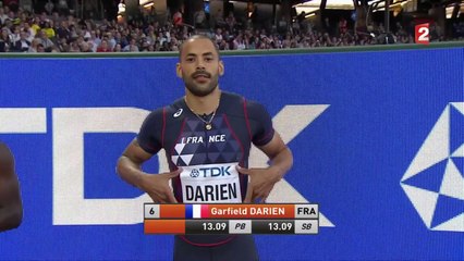 VIDEO. Mondiaux d'Athlétisme : Garfield Darien qualifié pour la finale du 110m haies
