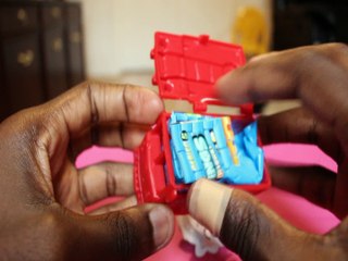 ZOMLING IN THE BIG TOWN SERIES 5 RED BUS UNBOXING HIFUR MECHY CHARACTERS Toys BABY Videos