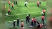 Atiker Konyaspor ve Beşiktaş taraftarı birbirine girdi