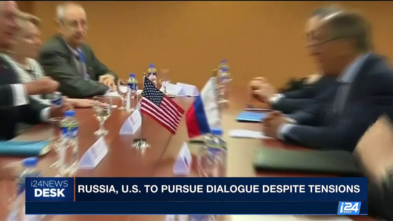 i24NEWS DESK | Russia, U.S. to pursue dialogue despite tensions | Sunday, August 6th 2017