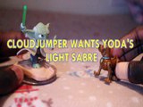 CLOUDJUMPER WANTS YODA'S LIGHT SABRE SCOOBY DOO SHAGGY WARNER BRO DISNEY DREAMWORKS Toys BABY Videos, HOW TO TRAIN YOUR DRAGON , STAR WARS ,