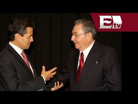 Enrique Peña Nieto se reúne con su homólogo cubano Raúl castro / Enrique Peña Nieto viaja a Cuba
