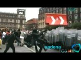 22 anarquistas detenidos en disturbios en marcha por Halconazo; buscan a 7 involucrados en gresca