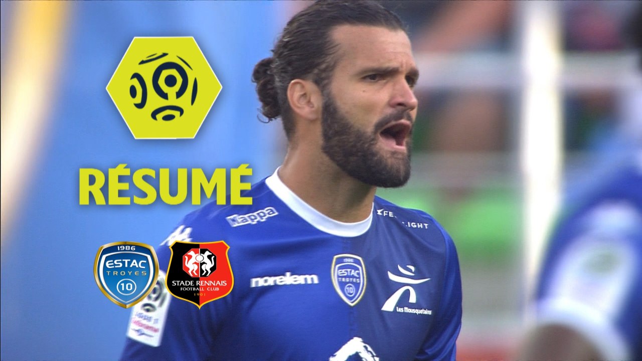 ESTAC Troyes - Stade Rennais FC (1-1)  - Résumé - (ESTAC-SRFC) / 2017-18