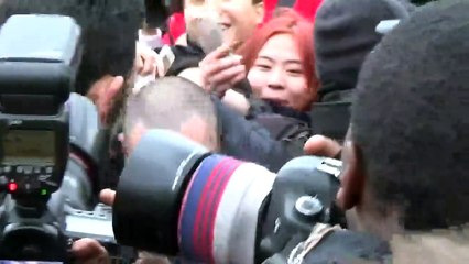 T.O.P. 탑 Big Bang @ Paris 23 january 2016 Fashion Week show Dior