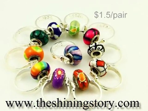 Wholesale Pandora style charm necklaces and finger rings with big whole beads, how to buy wholesale
