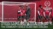 Alexis Sanchez Kisses Arsenal Badge During Open Emirates Training Session