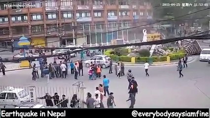 Nepal Earthquake Live CCTV footage from 10 spots