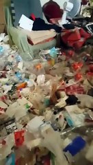 Download Video: Deux-Sèvres: Un propriétaire découvre et filme son appartement rempli de 4 ans de déchets de son locataire