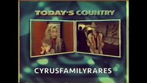 Miley Cyrus 1996 making funny faces and picks her nose