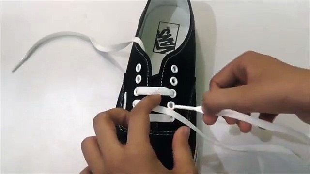 How to Bar lace shoes canvas, vans and converse