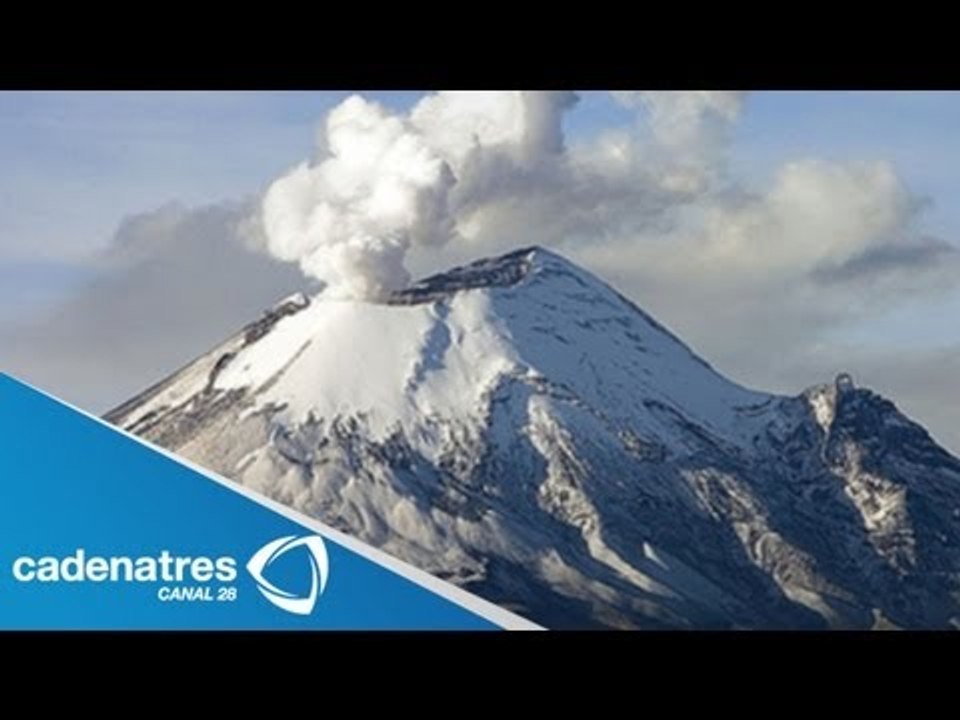 Elevan a Amarillo Fase 3 la alerta volcánica del Popocatépetl
