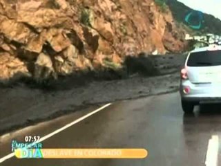Impresionantes imágenes Deslave en colorado arrastra un auto (VIDEO)