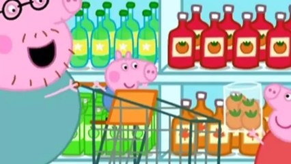 Peppa Pig Cochon - Madame Patte Géante - Le bateau de papy - Le supermarché - La halte-Garderie