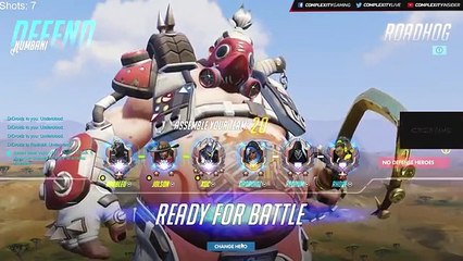 [Overwatch] coL.Harbleu as Roadhog on Numbani at Rank 20 - 4184 SR