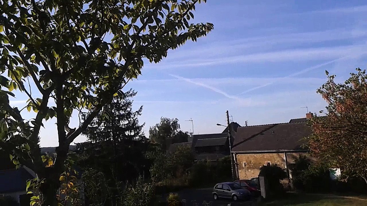 Chemtrails Angers - 7 août 2017 - 8h32