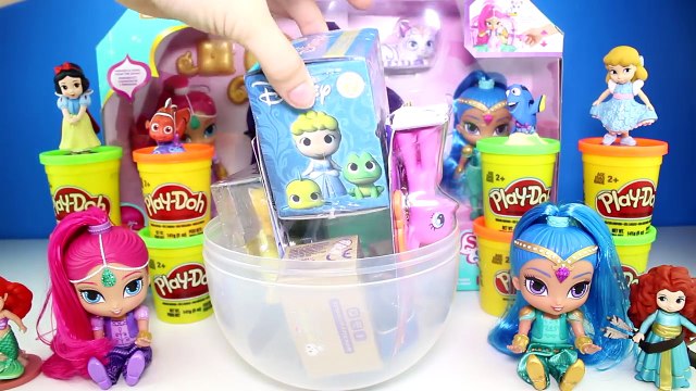 Giant Shimmer and Shine Play Doh Eggs Shimmer & Shine Toys Disney Princess Cinderella & Fr