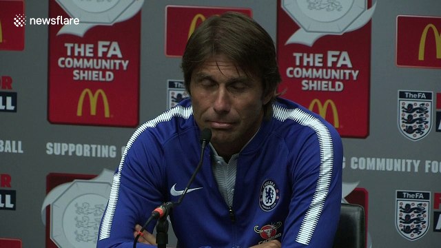 Conte tells reporters to stop asking him the same questions
