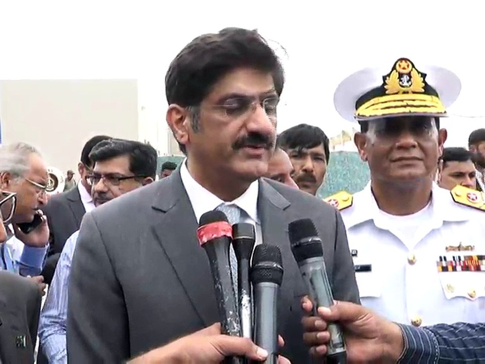 Murad Ali Shah talks to media