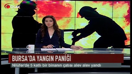 Bursa'da yangın paniği (Haber 05 08 2017)