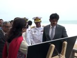 Sindh Chief Minister Syed Murad Ali Shah being briefed about proposed uplift of Manora and Hawksbay