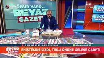 Eniştesine kızdı, tırla önüne gelene çarptı!