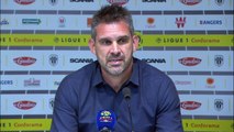 Conférence de presse de Jocelyn Gourvennec après Angers - Bordeaux