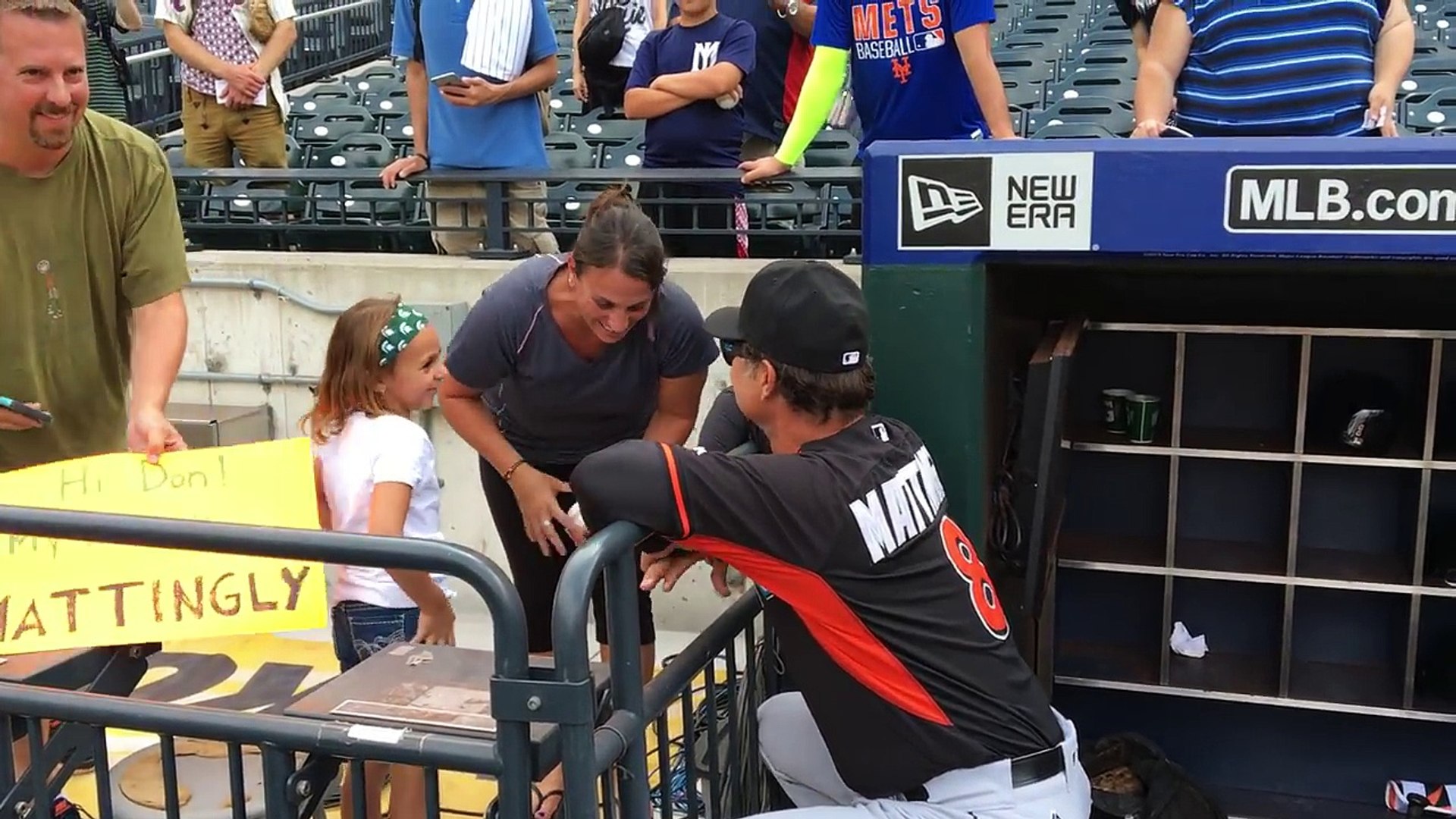 Don Mattingly Makes The Day Of A Little Girl Who Was Named After