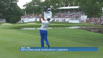 Golf - Bridgestone Invitational - Matsuyama remporte le tournoi et égale le record de Tiger Woods