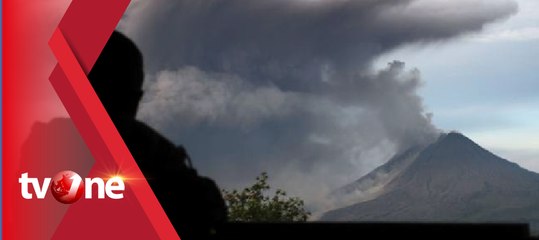 Aktivitas Gunung Sinabung Mulai Tenang