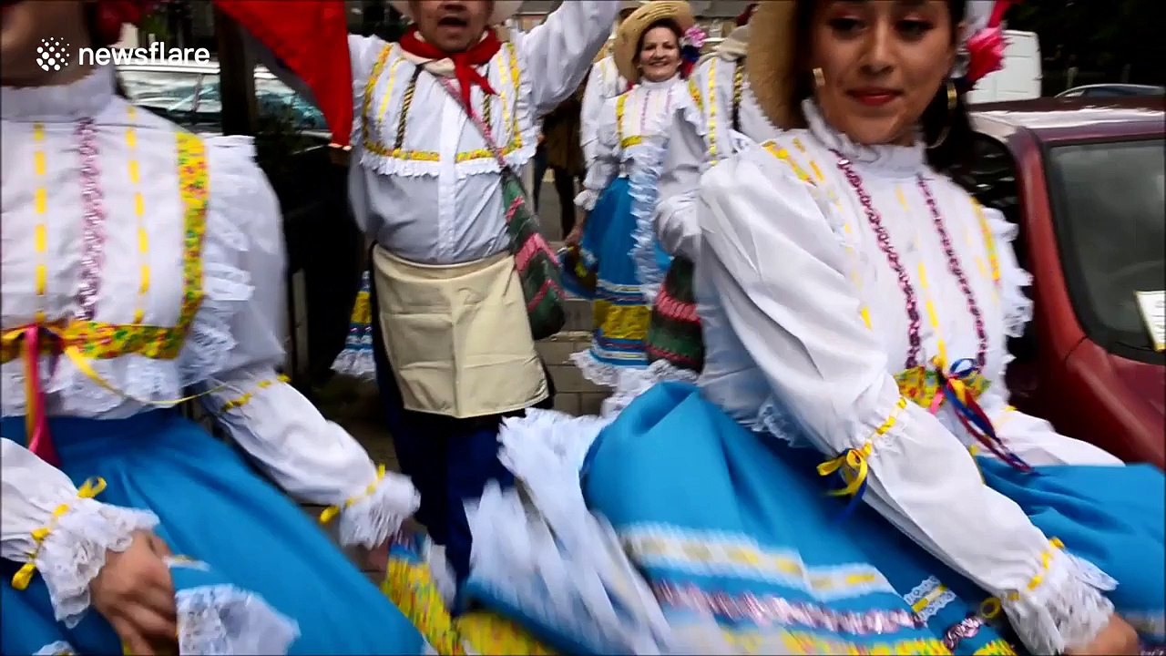 South London transformed into Latin carnival