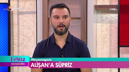 Alişan'a Beyaz Magazin'de Eda Erol sürprizi!